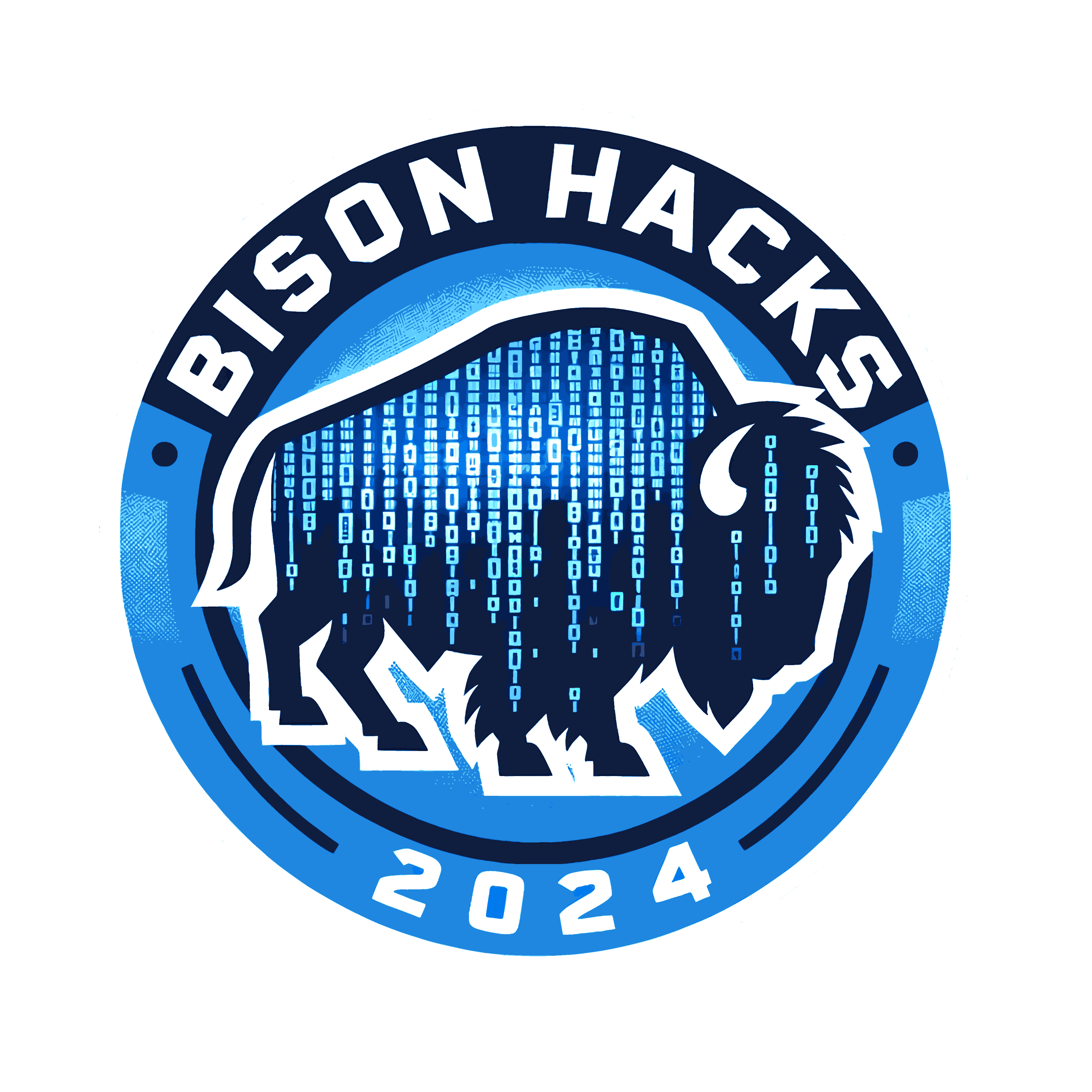 DALL·E 2023-10-26 09.20.27 - Vector art of a BisonHacks emblem